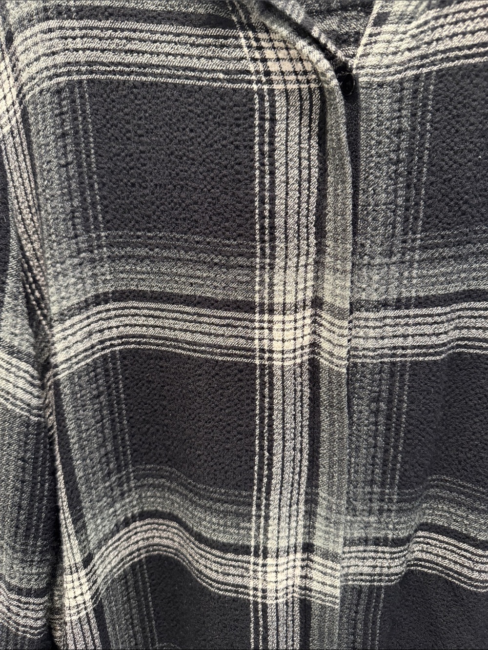 cloth & stone Black and White Plaid Button-Down Shirt - Picture 3 of 4